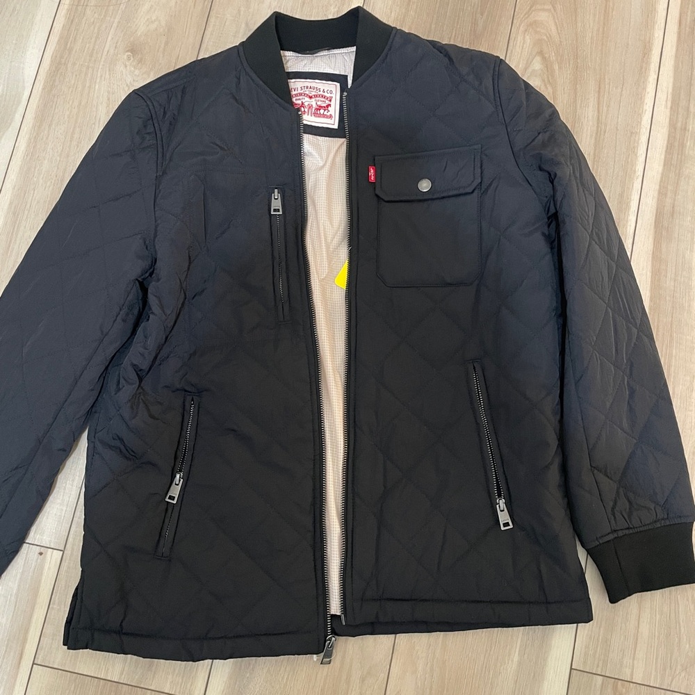 Levi's womens Black Quilted Jacket